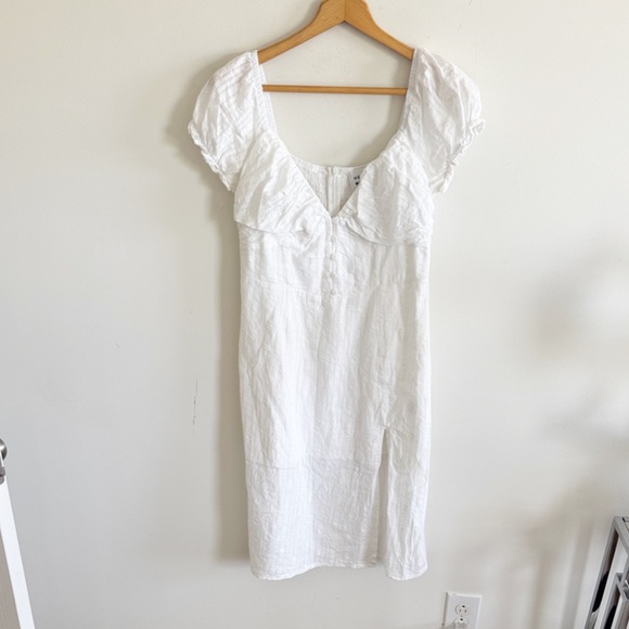 Hello Molly white STELLA MIDI DRESS size 10 - Picture 4 of 9